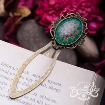 Zöld mandala könyvjelző