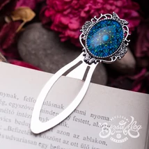 Sötétkék mandala könyvjelző