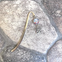 Népi pillangó, pálcás, könyvjelző