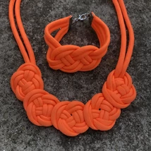 Narancssárga, csomózott szett