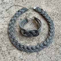 Fonott ékszer szett