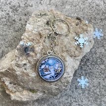 Karácsonyi kulcstartó