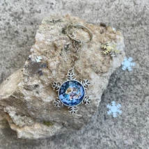 Karácsonyi kutyus kulcstartó