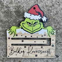 Karácsonyi pénzátadó tábla