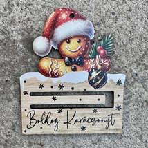 Karácsonyi pénzátadó tábla