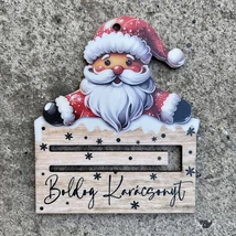 Karácsonyi pénzátadó tábla