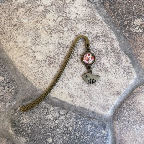 Népi madaras, pálcás, könyvjelző