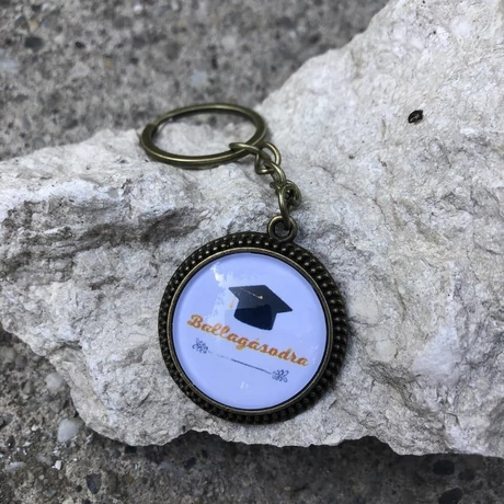 Ballagásodra kulcstartó