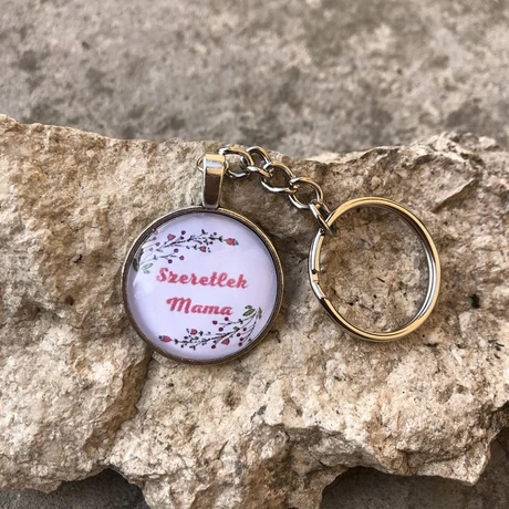 Szeretlek Mama kulcstartó