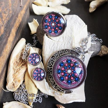 mandala ékszer szett
