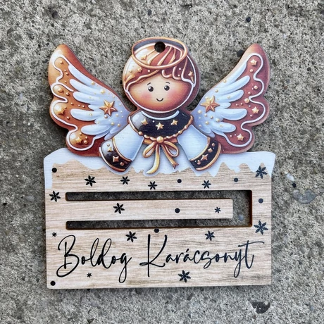 Karácsonyi pénzátadó tábla