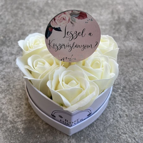 Koszorúslány felkérő ajándék