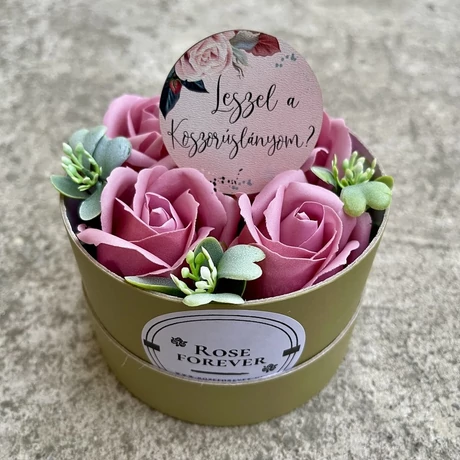 Koszorúslány felkérő ajándék