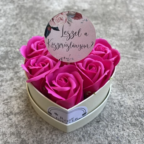 Koszorúslány felkérő ajándék