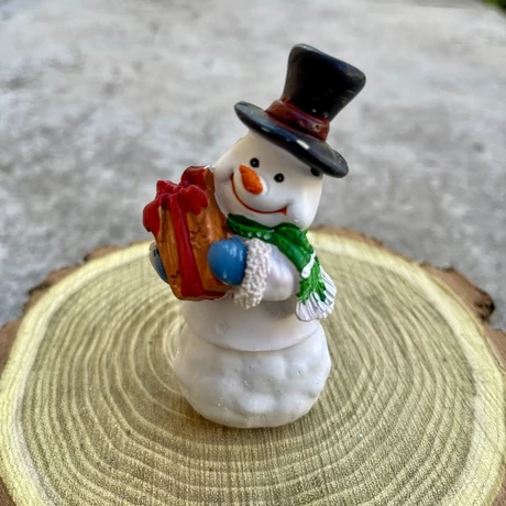 Karácsonyi kerámia figura