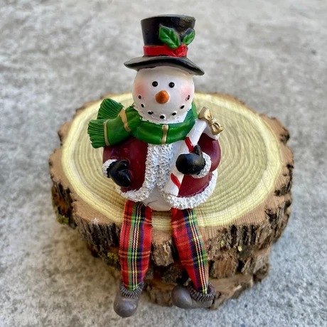 Karácsonyi kerámia figura