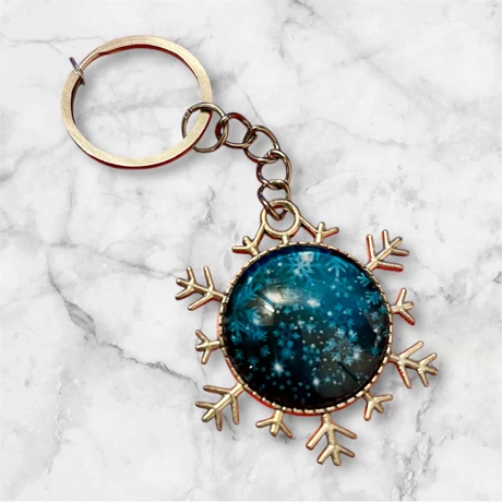 Karácsonyi kulcstartó